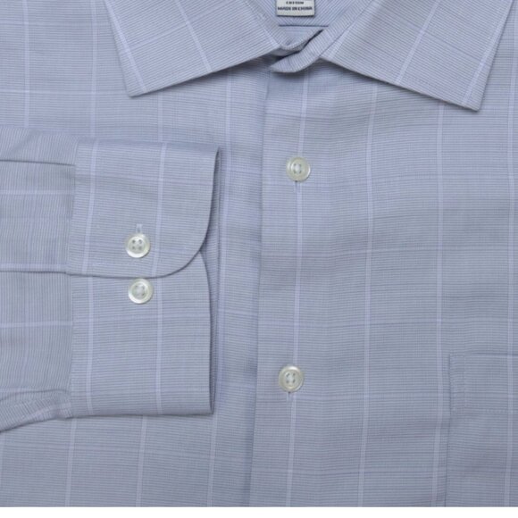 JOSEPH ABBOUND NON IRON EGYPTIAN COTTON MEN'S DRESS SHIRT. 17 32/33 - Picture 1 of 3